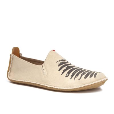 Vivobarefoot Ababa Canvas Soul of Africa Schoenen Dames - Beige Espadrilles WPY529410